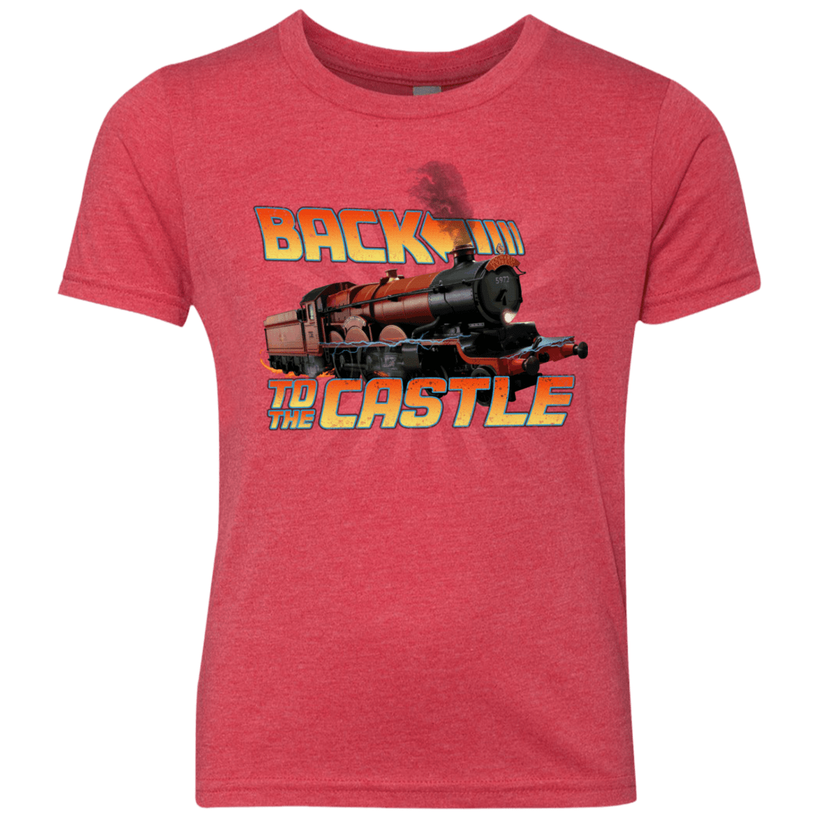 T-Shirts Vintage Red / YXS Back to the Castle Youth Triblend T-Shirt