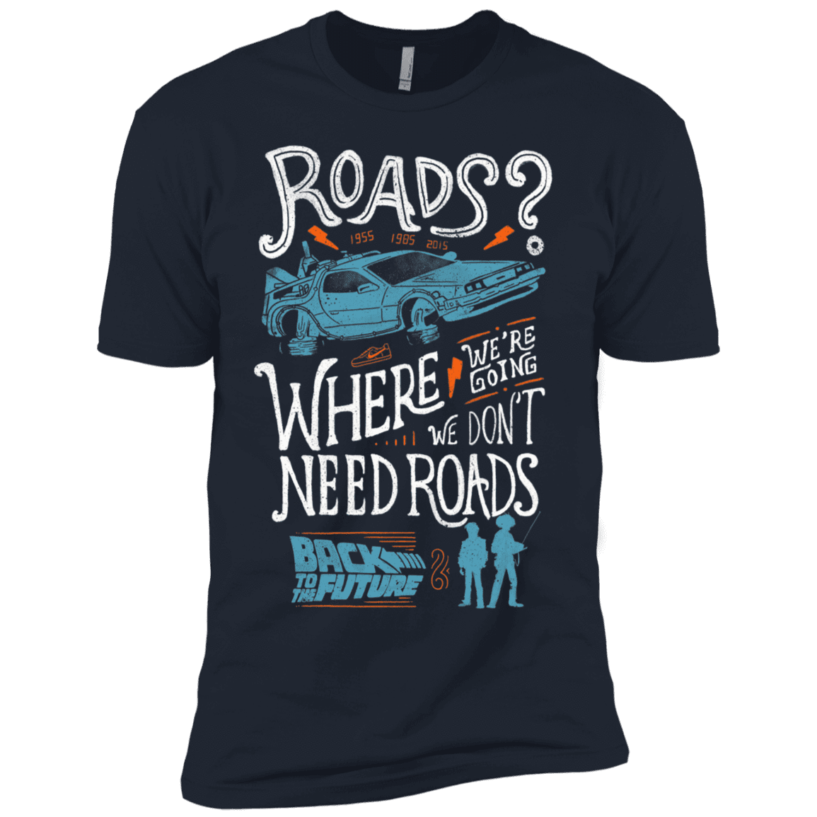 T-Shirts Midnight Navy / YXS Back to the Future Boys Premium T-Shirt