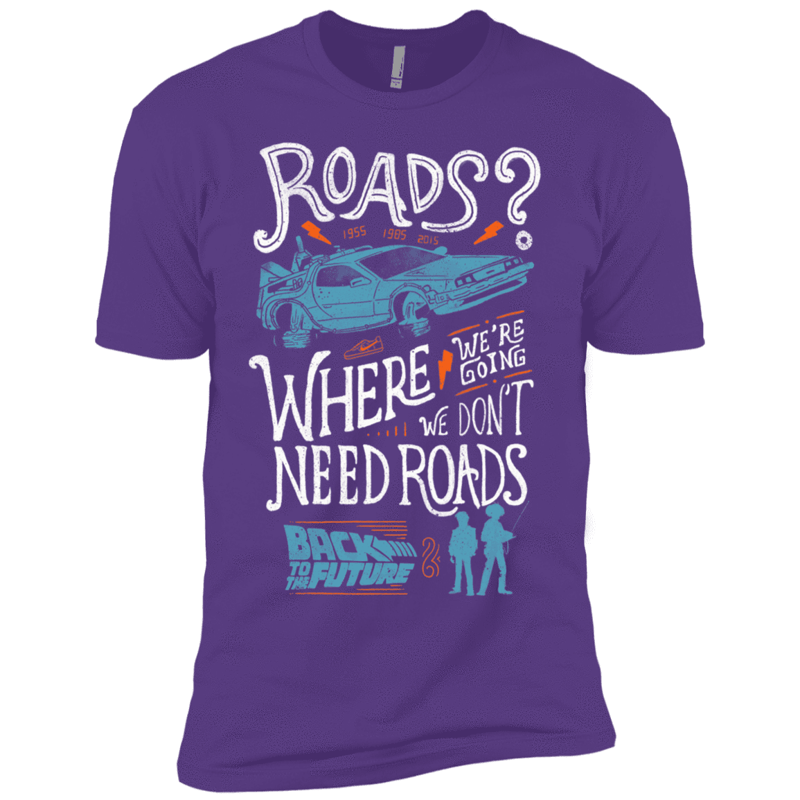 T-Shirts Purple Rush / YXS Back to the Future Boys Premium T-Shirt