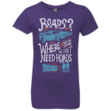 T-Shirts Purple Rush / YXS Back to the Future Girls Premium T-Shirt