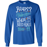 T-Shirts Royal / S Back to the Future Men's Long Sleeve T-Shirt