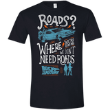 T-Shirts Black / X-Small Back to the Future Men's Semi-Fitted Softstyle