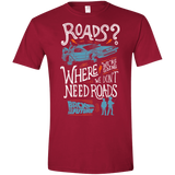 T-Shirts Cardinal Red / S Back to the Future Men's Semi-Fitted Softstyle