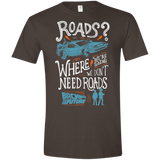 T-Shirts Dark Chocolate / S Back to the Future Men's Semi-Fitted Softstyle