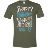 T-Shirts Military Green / S Back to the Future Men's Semi-Fitted Softstyle