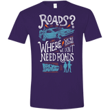 T-Shirts Purple / S Back to the Future Men's Semi-Fitted Softstyle