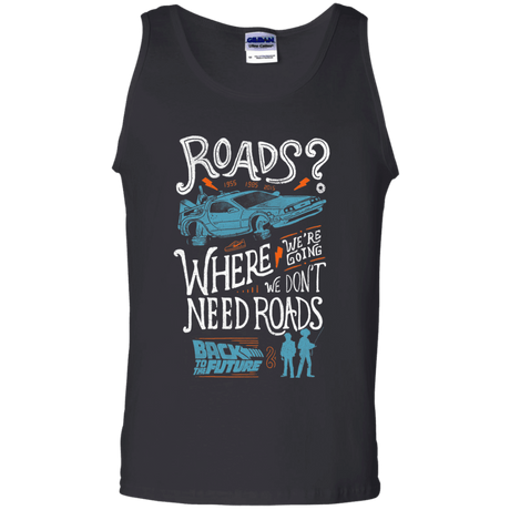 T-Shirts Black / S Back to the Future Men's Tank Top