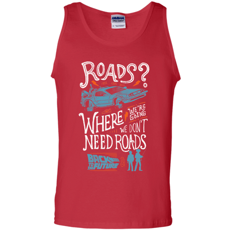 T-Shirts Red / S Back to the Future Men's Tank Top