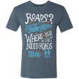 T-Shirts Indigo / S Back to the Future Men's Triblend T-Shirt