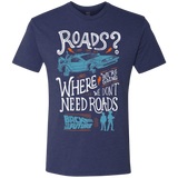T-Shirts Vintage Navy / S Back to the Future Men's Triblend T-Shirt