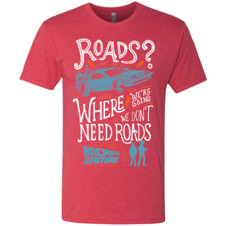 T-Shirts Vintage Red / S Back to the Future Men's Triblend T-Shirt