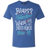 T-Shirts Vintage Royal / S Back to the Future Men's Triblend T-Shirt