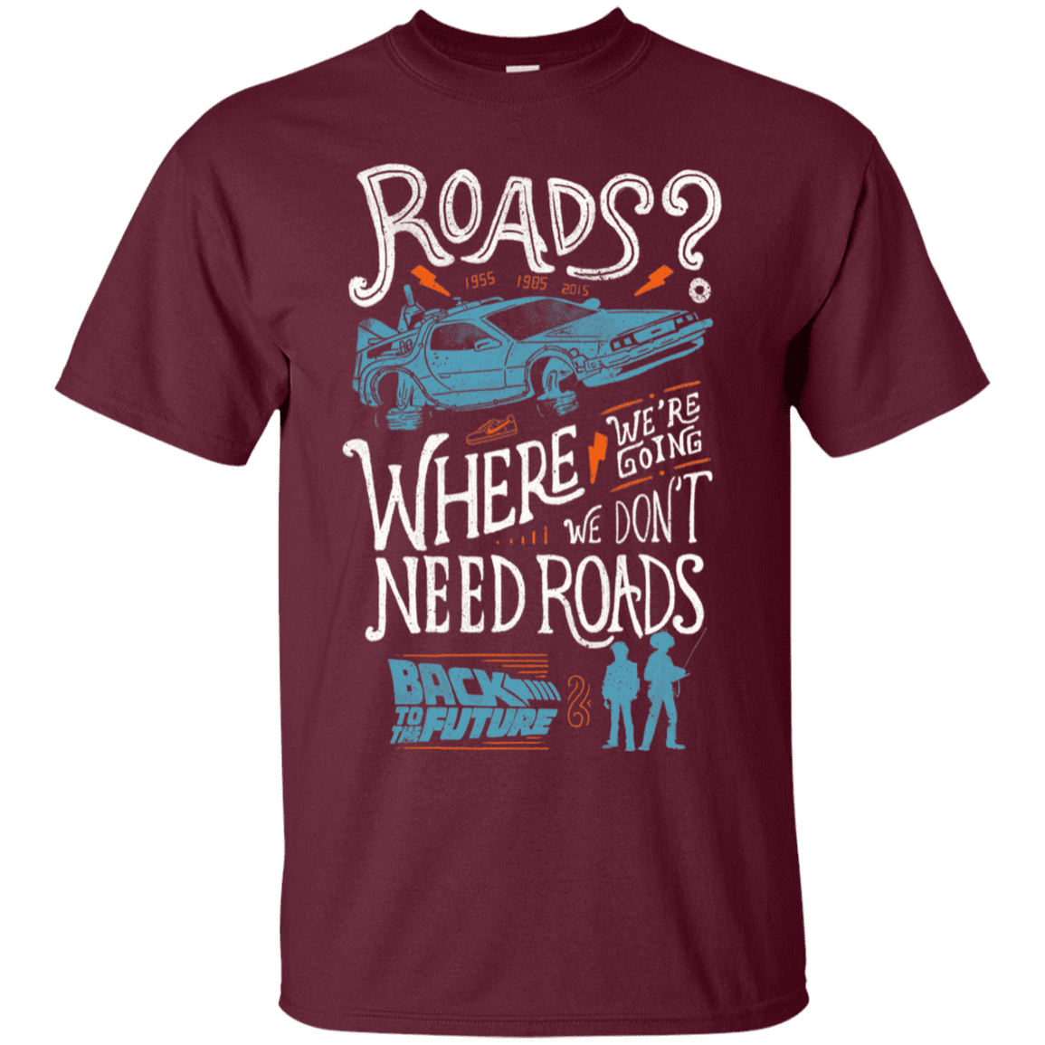 T-Shirts Maroon / S Back to the Future T-Shirt