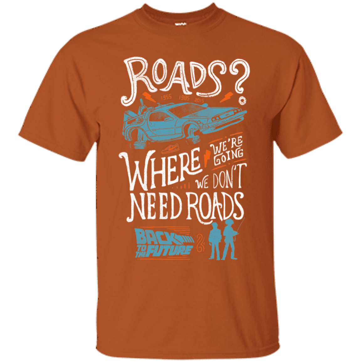 T-Shirts Texas Orange / S Back to the Future T-Shirt