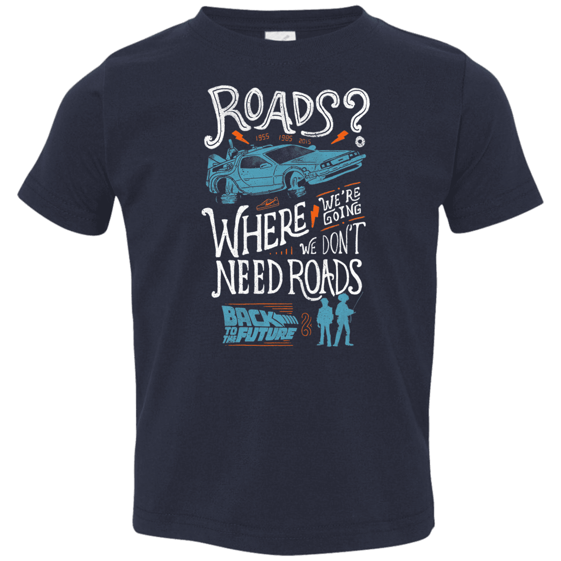 T-Shirts Navy / 2T Back to the Future Toddler Premium T-Shirt