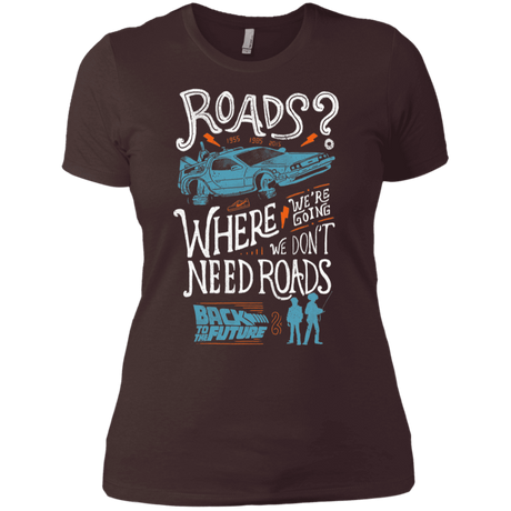 T-Shirts Dark Chocolate / X-Small Back to the Future Women's Premium T-Shirt