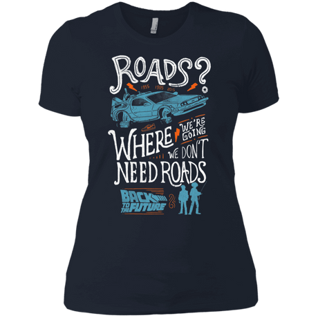 T-Shirts Midnight Navy / X-Small Back to the Future Women's Premium T-Shirt
