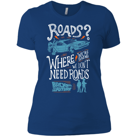 T-Shirts Royal / X-Small Back to the Future Women's Premium T-Shirt
