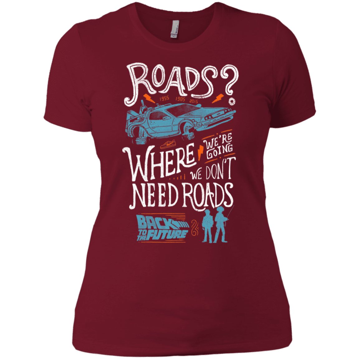 T-Shirts Scarlet / S Back to the Future Women's Premium T-Shirt