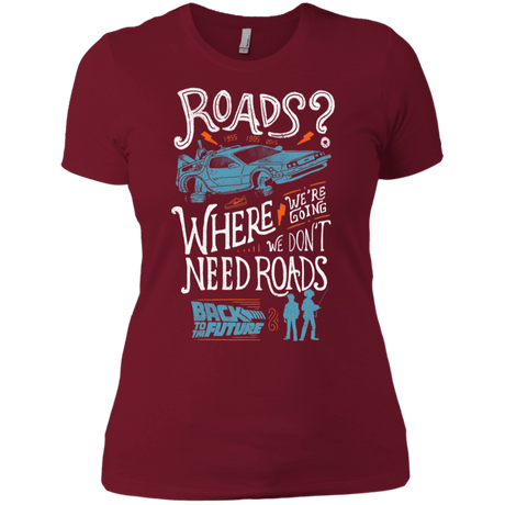 T-Shirts Scarlet / S Back to the Future Women's Premium T-Shirt