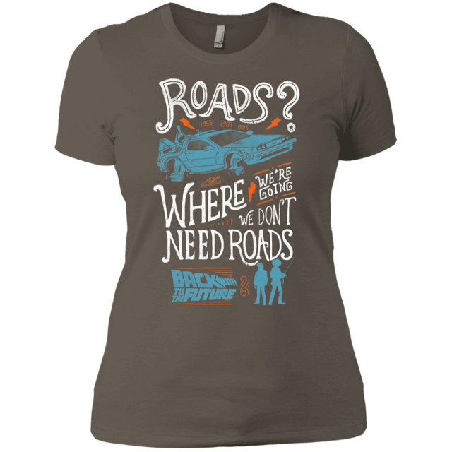 T-Shirts Warm Grey / X-Small Back to the Future Women's Premium T-Shirt
