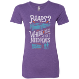 T-Shirts Purple Rush / S Back to the Future Women's Triblend T-Shirt