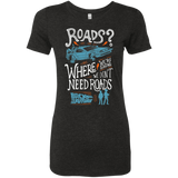 T-Shirts Vintage Black / S Back to the Future Women's Triblend T-Shirt