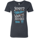 T-Shirts Vintage Navy / S Back to the Future Women's Triblend T-Shirt