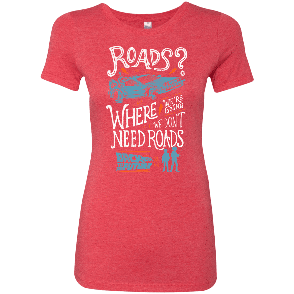 T-Shirts Vintage Red / S Back to the Future Women's Triblend T-Shirt