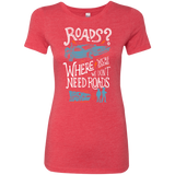 T-Shirts Vintage Red / S Back to the Future Women's Triblend T-Shirt