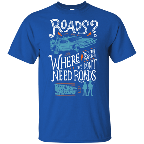 T-Shirts Royal / YXS Back to the Future Youth T-Shirt