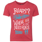 T-Shirts Vintage Red / YXS Back to the Future Youth Triblend T-Shirt