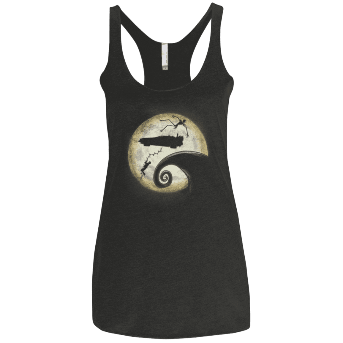 T-Shirts Vintage Black / X-Small Back To The Nightmare Women's Triblend Racerback Tank