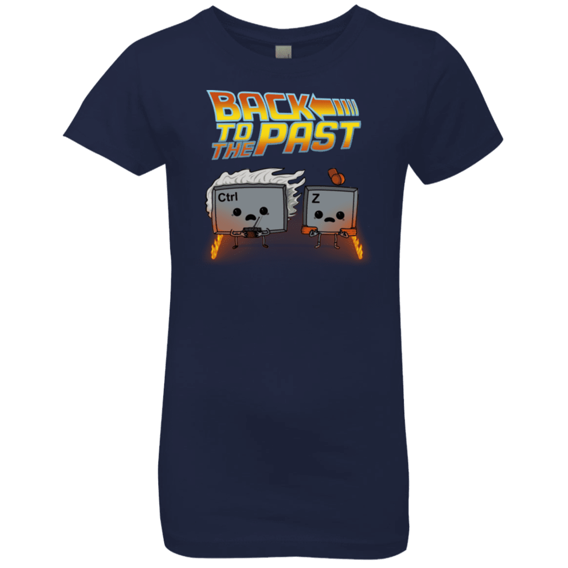 Back To The Past Girls Premium T-Shirt