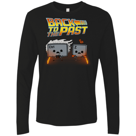 T-Shirts Black / Small Back To The Past Men's Premium Long Sleeve