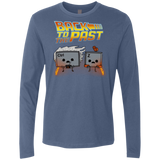 T-Shirts Indigo / Small Back To The Past Men's Premium Long Sleeve