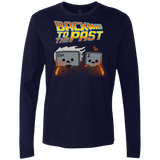 T-Shirts Midnight Navy / Small Back To The Past Men's Premium Long Sleeve