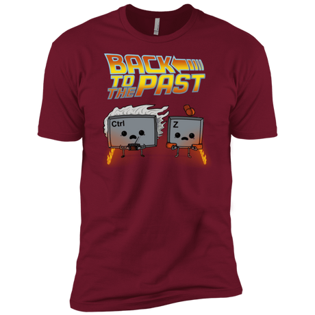 T-Shirts Cardinal / X-Small Back To The Past Men's Premium T-Shirt