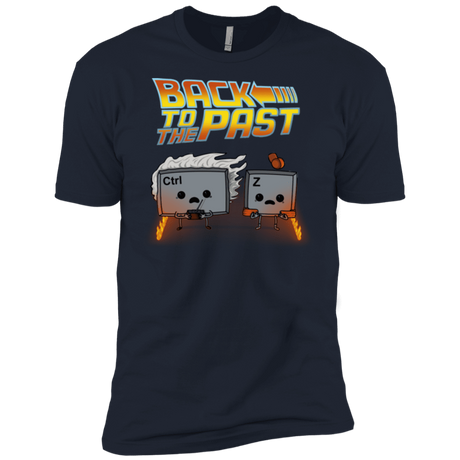 T-Shirts Midnight Navy / X-Small Back To The Past Men's Premium T-Shirt