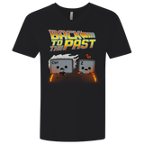T-Shirts Black / X-Small Back To The Past Men's Premium V-Neck