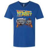 T-Shirts Royal / X-Small Back To The Past Men's Premium V-Neck