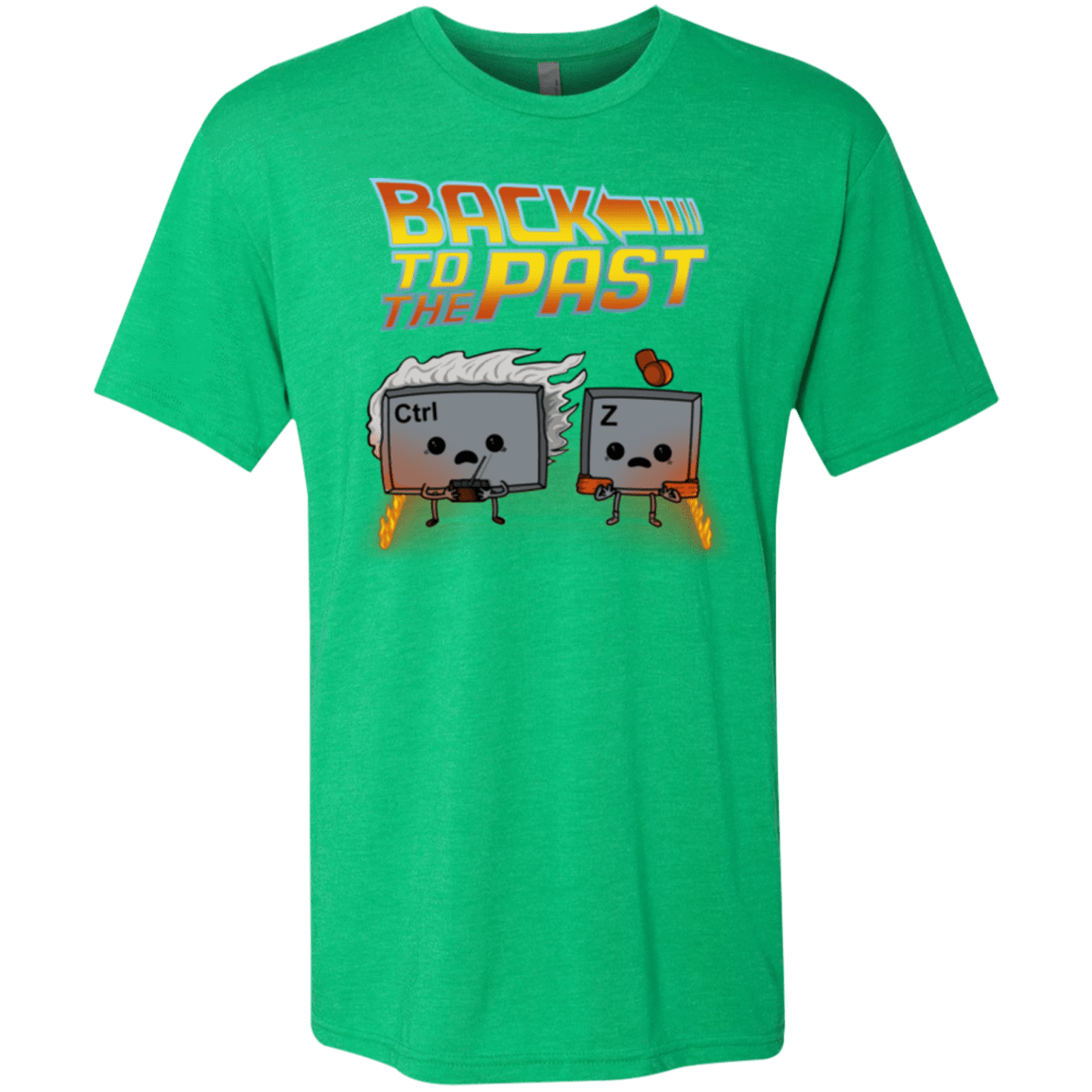 T-Shirts Envy / Small Back To The Past Men's Triblend T-Shirt