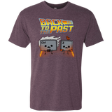 T-Shirts Vintage Purple / Small Back To The Past Men's Triblend T-Shirt