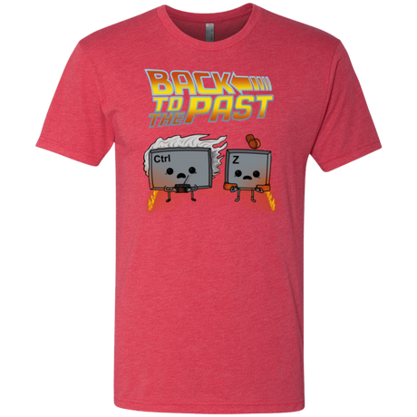 T-Shirts Vintage Red / Small Back To The Past Men's Triblend T-Shirt