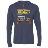 T-Shirts Vintage Navy / X-Small Back To The Past Triblend Long Sleeve Hoodie Tee