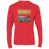 T-Shirts Vintage Red / X-Small Back To The Past Triblend Long Sleeve Hoodie Tee