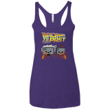 T-Shirts Purple Rush / X-Small Back To The Past Women's Triblend Racerback Tank