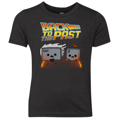 T-Shirts Vintage Black / YXS Back To The Past Youth Triblend T-Shirt