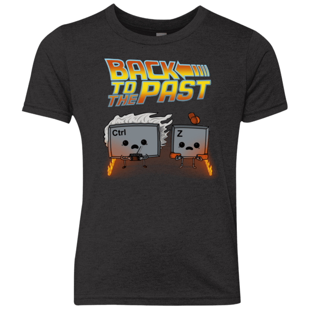 T-Shirts Vintage Black / YXS Back To The Past Youth Triblend T-Shirt