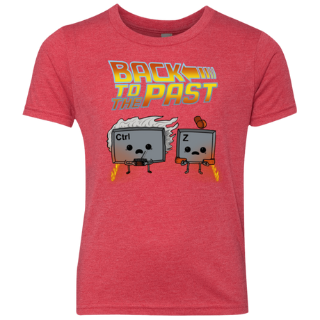 T-Shirts Vintage Red / YXS Back To The Past Youth Triblend T-Shirt